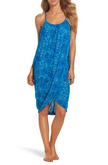 Women's Green Dragon Batik-i-bleu Genevieve Cover-up Dress