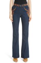 Women's Etro Paisley Embroidered Flare Jeans