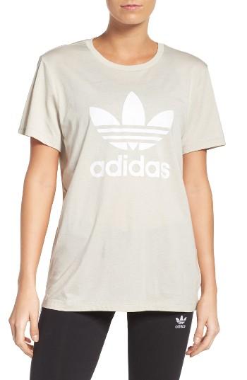 Women's Adidas Originals Boyfriend Tee - Beige