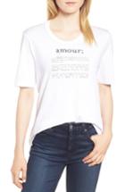 Women's Zadig & Voltaire Ida Amour Tee - White