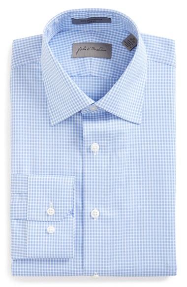 Men's John W. Nordstrom Trim Fit Check Dress Shirt