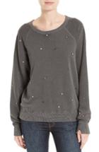 Women's The Great. The College French Terry Sweatshirt - Black