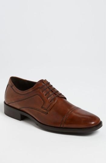 Men's Johnston & Murphy 'larsey' Cap Toe Derby .5 M - Brown