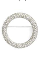 Women's Nadri Pave Circle Brooch