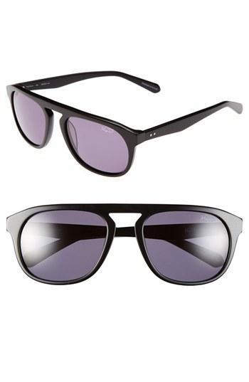 Original Penguin 'the Dunn' 56mm Sunglasses Matte Black/ Smoke None