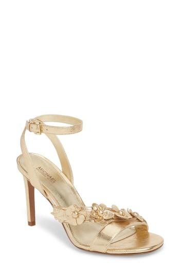 Women's Michael Michael Kors Tricia Sandal M - Metallic