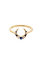 Women's Iconery X Stone Fox Crescent Diamond & Stone Ring