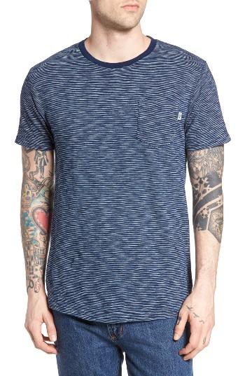Men's Vans Nielson Stripe Pocket T-shirt - Blue
