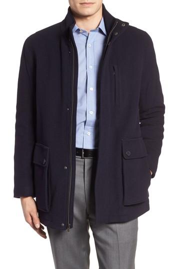 Men's Cole Haan Wool Blend Car Coat