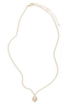 Women's Bp. Crystal Heart Dainty Pendant Necklace