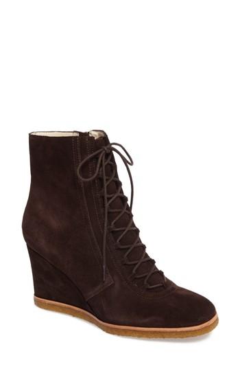 Women's Bettye By Bettye Muller Wander Wedge Bootie .5 M - Brown