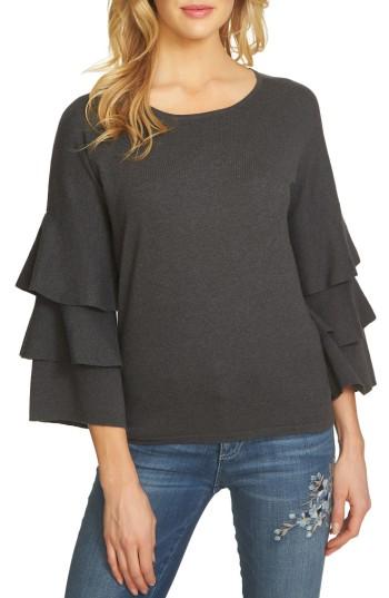 Women's Cece Ruffle Sleeve Sweater