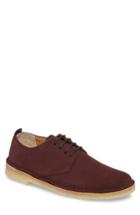 Men's Clarks Desert London Suede Oxford M - Red