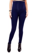 Women's Ingrid & Isabel Ponte Knit Skinny Maternity Pants - Blue