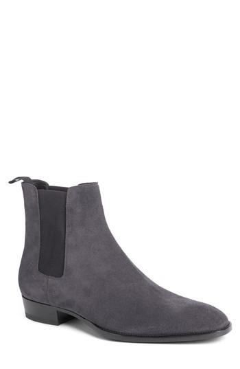 Men's Saint Laurent Wyatt Chelsea Boot Us / 41eu - Grey