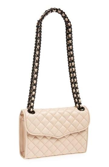 Rebecca Minkoff 'mini Quilted Affair' Shoulder Bag Latte