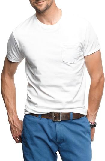 Men's J.crew Slim Fit Broken-in Pocket T-shirt - White