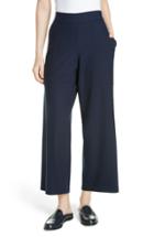Women's Eileen Fisher Wool Ankle Pants - Blue