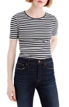 Women's J.crew New Perfect Fit Tee, Size - Blue