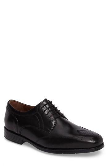 Men's Johnston & Murphy Branning Wingtip .5 M - Black