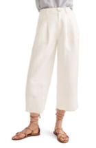 Women's Madewell Linen Blend Wide Leg Pants - White