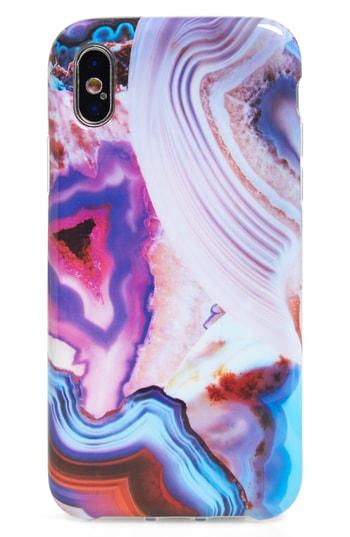 Recover Artist Series Bright Agate Iphone X Case - Blue