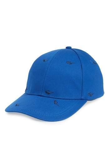 Men's Paul Smith Embroidered Ball Cap - Blue