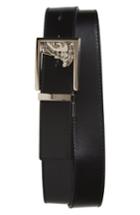 Men's Versace Medusa Leather Belt 0 Eu - Black