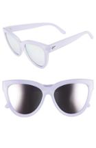 Women's Le Specs 'liar Liar' 57mm Sunglasses - Milky Lilac