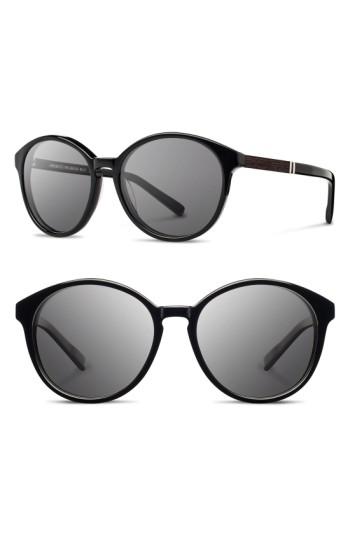 Women's Shwood 'bailey' 53mm Round Sunglasses -