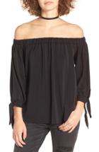 Women's Bp. Off The Shoulder Top, Size - Black