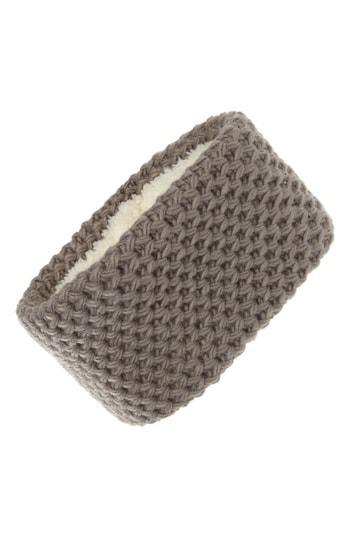 Trouve Fleece Lined Headband, Size - Grey