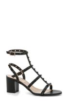 Women's Valentino Garavani Rockstud Block Heel Sandal Us / 35eu - Black