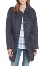 Women's Barbour Hailes Quilted Trench Jacket Us / 14 Uk - Blue