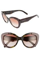 Women's Burberry 54mm Gradient Butterfly Sunglasses - Red/ Green