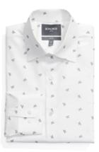 Men's Bonobos Slim Fit Banana Print Dress Shirt .5 - 32 - White