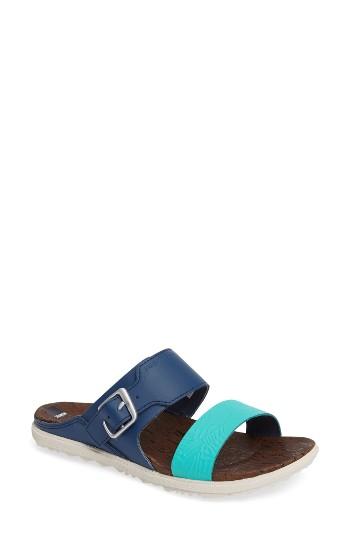 Women's Merrell Around Town Slide Sandal M - Blue