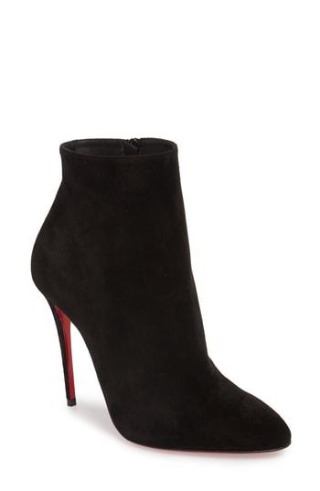 Women's Christian Louboutin Eloise Almond Toe Bootie Us / 42eu - Black