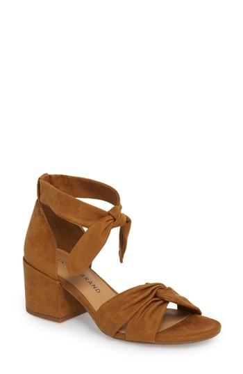 Women's Lucky Brand Xaylah Ankle Strap Sandal .5 M - Brown