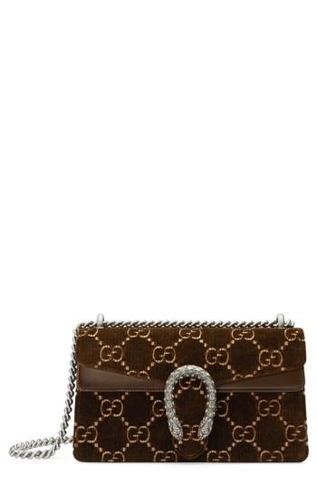 Gucci Small Dionysus Gg Velvet Shoulder Bag -