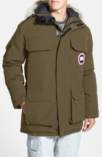 Men's Canada Goose 'expedition' Relaxed Fit Down Parka - Green