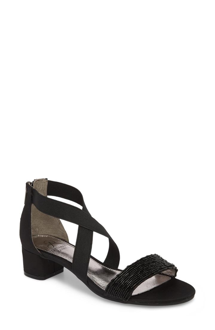 Women's Adrianna Papell Teagen Block Heel Sandal M - Black