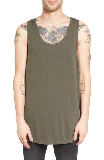 Men's Zanerobe Rugger Elongated Tank - Green