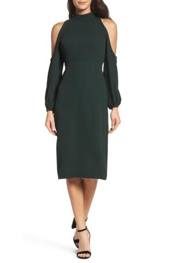 Women's Ali & Jay Power Shoulder Sheath Dress - Green