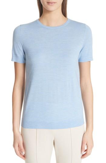 Women's St. John Collection Jersey Knit Sweater - Blue