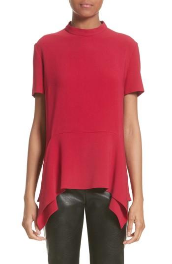 Women's Stella Mccartney Ruffle Hem Top Us / 40 It - Pink