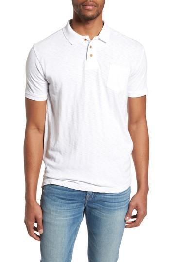 Men's Vintage 1946 Slub Polo - White