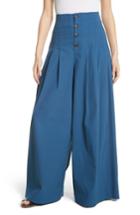Women's Sea Bernadette High Waist Wide Leg Pants - Blue