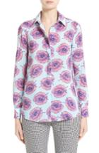 Women's Altuzarra Chika Poppy Print Silk Blouse