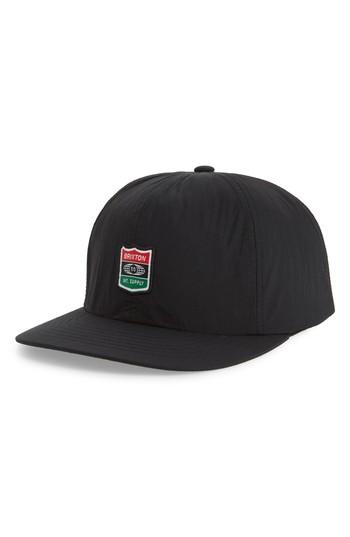 Men's Brixton United Ball Cap - Black